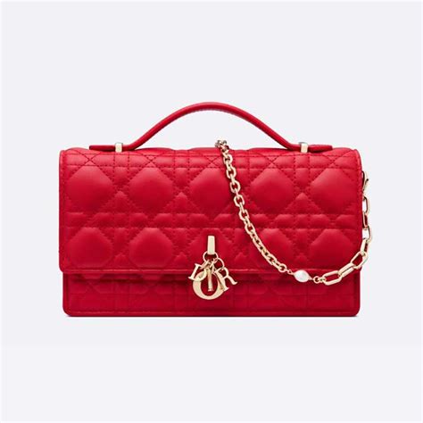 dior lambskin clutch|lady Dior top handle clutch.